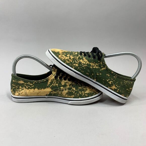 Vans‎ Women's Size 6 Custom Bleached Low Top Canvas Sneakers - Picture 7 of 10